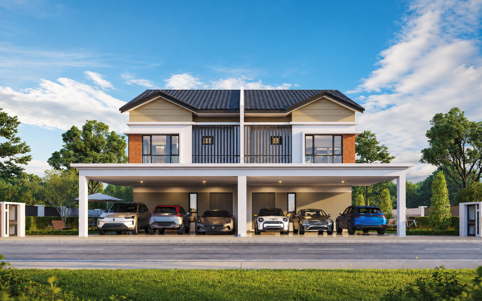 Modern residential home